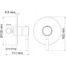 Гигиенический комплект WASSERKRAFT A14156