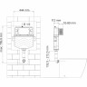 Встраиваемый смывной бачок WASSERKRAFT ALLER 10TLT.031.ME.CH02